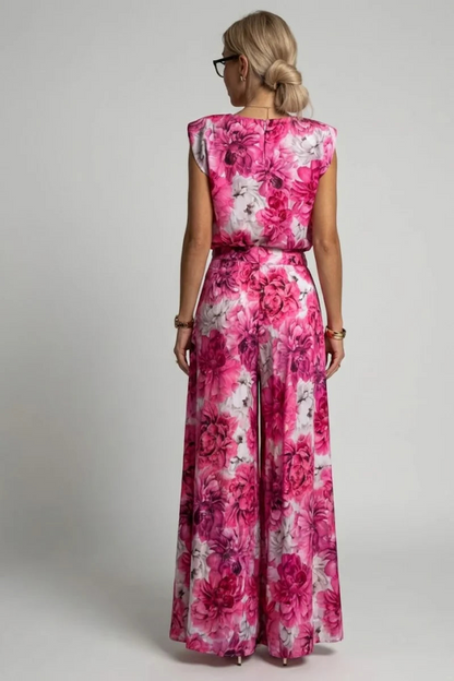 Patricia | Round Neck Sleeveless Matching Set
