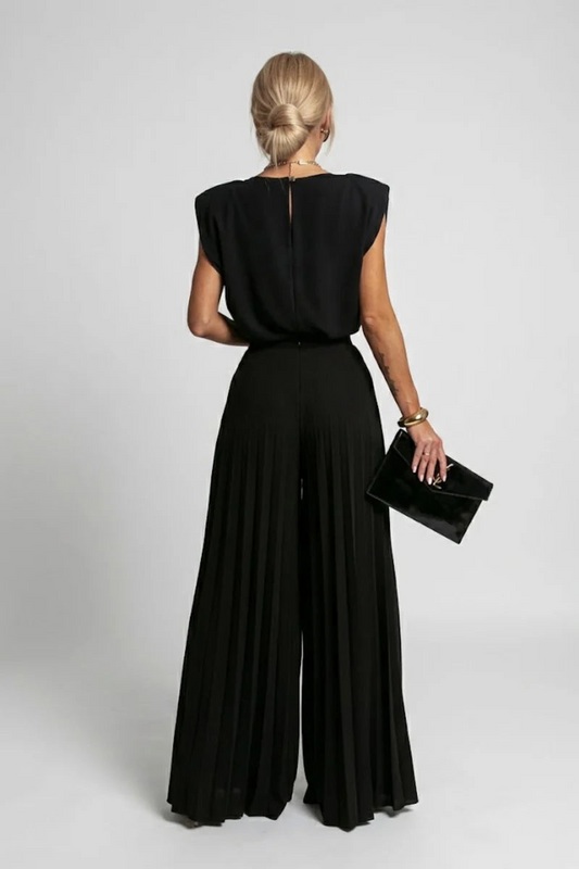 Patricia | Round Neck Sleeveless Matching Set
