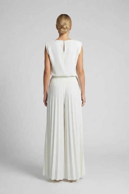 Patricia | Round Neck Sleeveless Matching Set